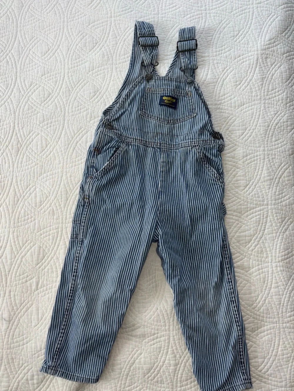 OshKosh B'gosh Vintage Stripe 4T Overalls